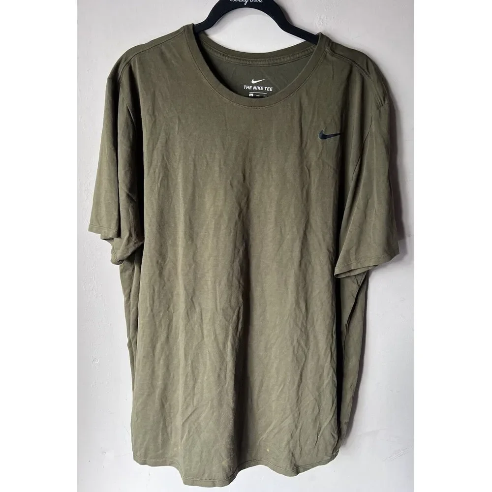Nike Air Sportswear MAX 90 Size T-Shirt  Oil Green Loose Fit‎ XXL